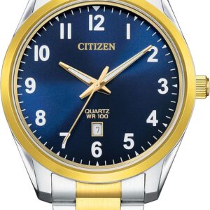 Citizen Men's Quartz Dress Watch with Stainless Steel Strap